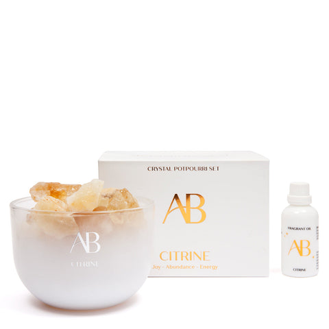 Aromabotanical Crystal Potpourri and Oil Citrine