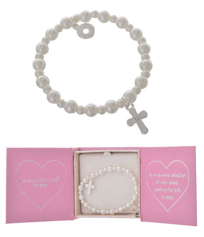 Equilibrium Pearl Christening Bracelet