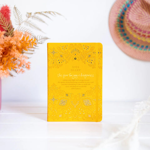 Intrinsic Diary + Planner 2024 Limoncello “The Year for Joy & Happiness”