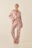 Gingerlilly Catalina Pj Set Pink Butterfly