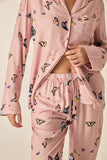 Gingerlilly Catalina Pj Set Pink Butterfly