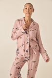 Gingerlilly Catalina Pj Set Pink Butterfly