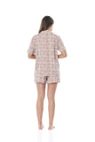 Gingerlilly Tori Zig Zag Modal Pj Set Coffee