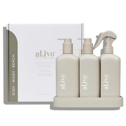 al.ive | Dishwashing Liquid, Bench Spray and Hand Wash