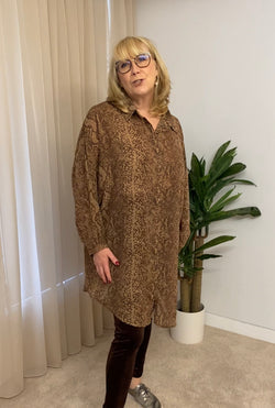 Brave + True Cameron Long Shirt Serpentine