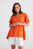 Holiday Canary Top Orangeade