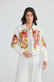 Talisman Matador Jacket White and Floral