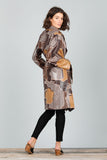Brave + True Safari Trench Coat Abstract - Total Woman Total Home