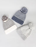 Brave + True Anchorage Beanie Grey Marle Off White - Total Woman Total Home