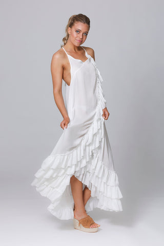 Brave + True Margarita Dress White - Total Woman Total Home