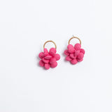 Holiday Sophie Earrings Hot Pink