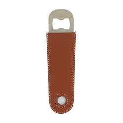 Flanagan Stainless Steel Leather Bottle Opener