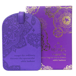Intrinsic Luggage Tag Violet - Total Woman Total Home