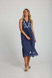 Holiday Summer Fling Dress Navy