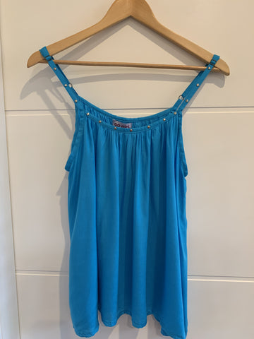 Go Girl Singlet Blue - Total Woman Total Home