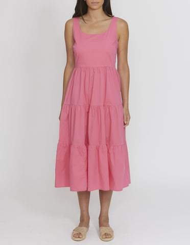 Jump Tiered Dress Bubblegum