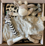Baby Giraffe Gift Box Grey
