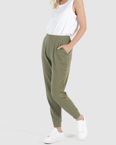 Betty Basics Lindsay Jogger Khaki