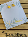 Dear Addison Nixie Earrings Yellow Gold - Total Woman Total Home