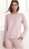 Gingerlilly Pearl Pink Modal Pj Lounge Set