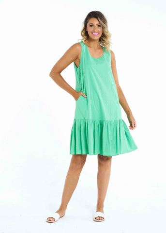 Betty Basics Shiloh Dress Celery