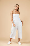 Daisy Says Rio Strapless Jumpsuit Blue