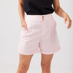 Brave + True Darcy Shorts Pale Pink