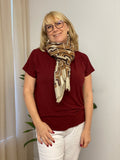 Brave + True Mayflower Tee Berry Jersey