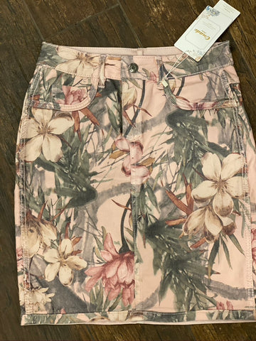 Wednesday Lulu Reversible Skirt Pink Floral