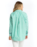 Betty Basics Scout Shirt Green Stripe