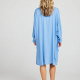 Holiday Hayman Shirt Dress Marina Blue