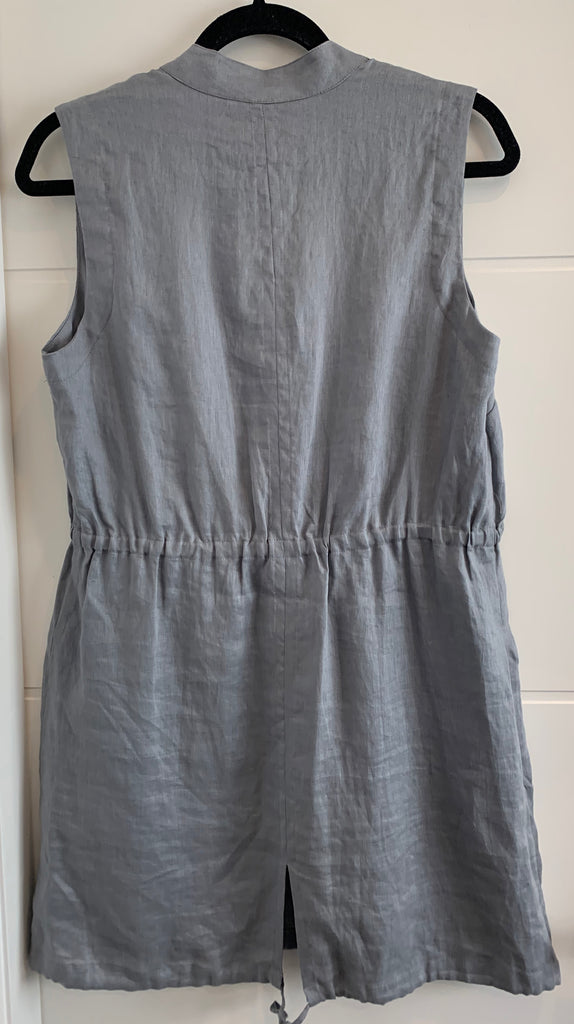 Marco Polo Linen Vest Grey – Total Woman Total Home