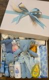 Deluxe Baby Gift Box Blue Elephant