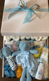 Deluxe Baby Gift Box Blue Elephant