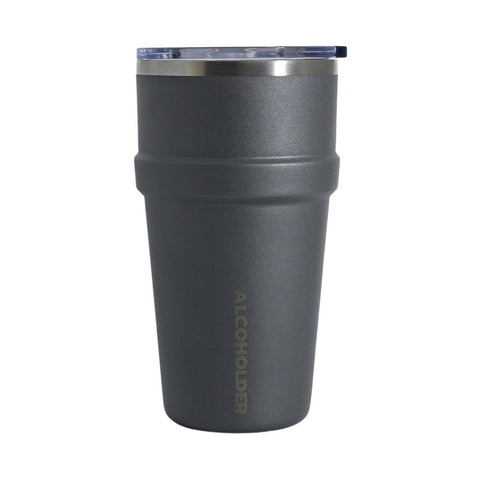 Alcoholder STAX Stackable Tumbler Cement Grey Matte