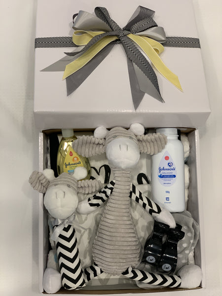 Baby Giraffe Toy Gift Box Black