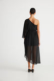 Brave + True Delilah Dress Black Georgette