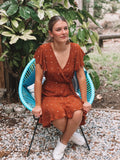 Talisman Tarot Wrap Dress Fortune Teller Print