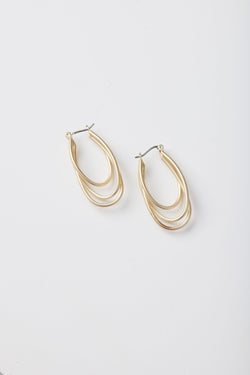 Holiday Giselle Earrings Gold