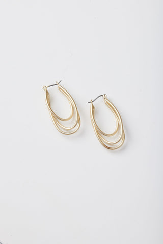 Holiday Giselle Earrings Gold